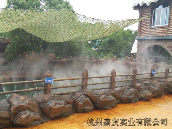 杭州长乔极地海洋公园喷雾降温及造景案例 杭州长乔极地海洋公园喷雾降温及造景案例