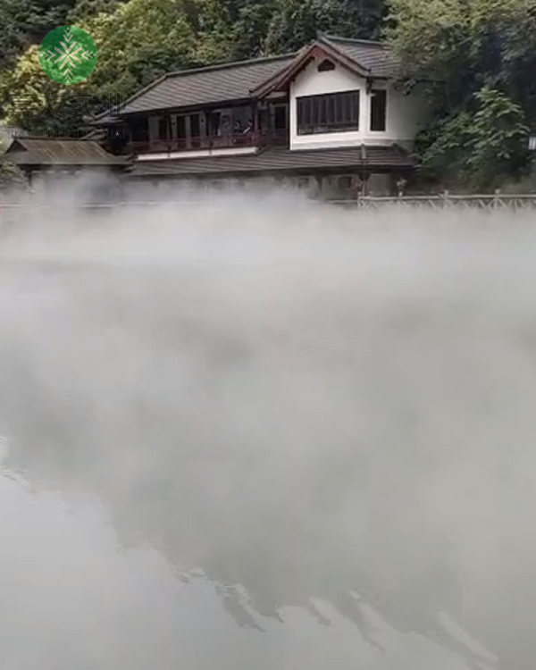 杭州极悦为桐庐天子地景区安装雾森系统造雾降温