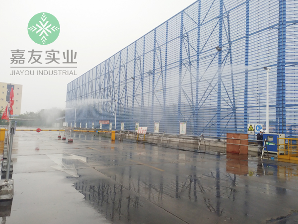 杭州极悦旋转雾桩降尘系统落户南通新安能